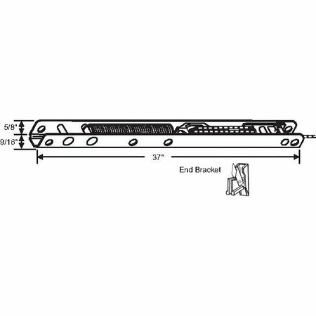 STRYBUC 37in Ribbed Channel Balance 62A-36TG-2